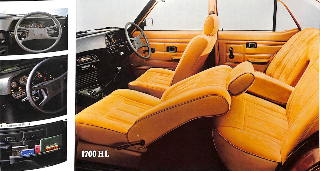 Morris Marina 3 Car Sales Brochure 3327 1978 image 4