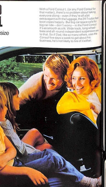 Ford Consul Car Sales Brochure FA704 1974 image 3
