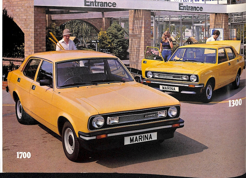 Morris Marina 3 Car Sales Brochure 3327 1978 image 9