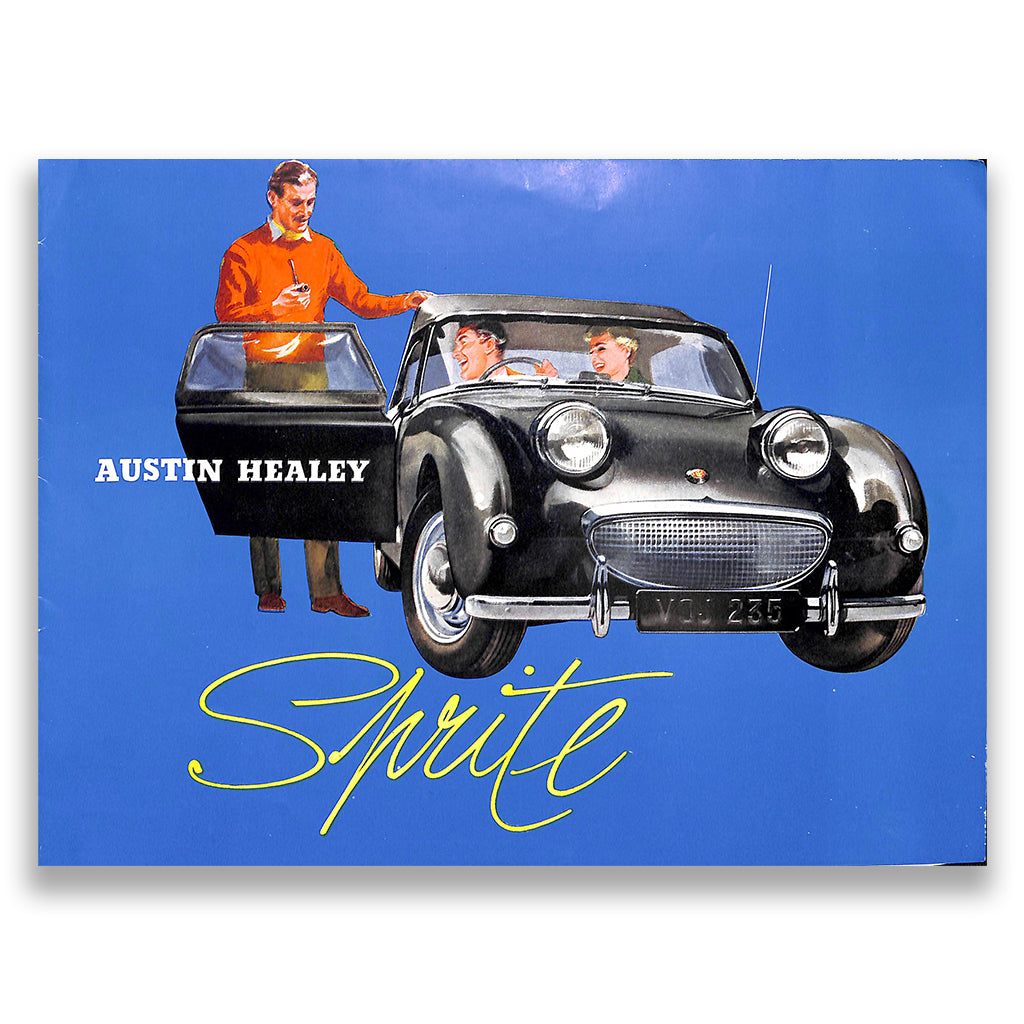 Austin Healey Sprite 'Frogeye' Car Sales Brochure 1960 #1590
