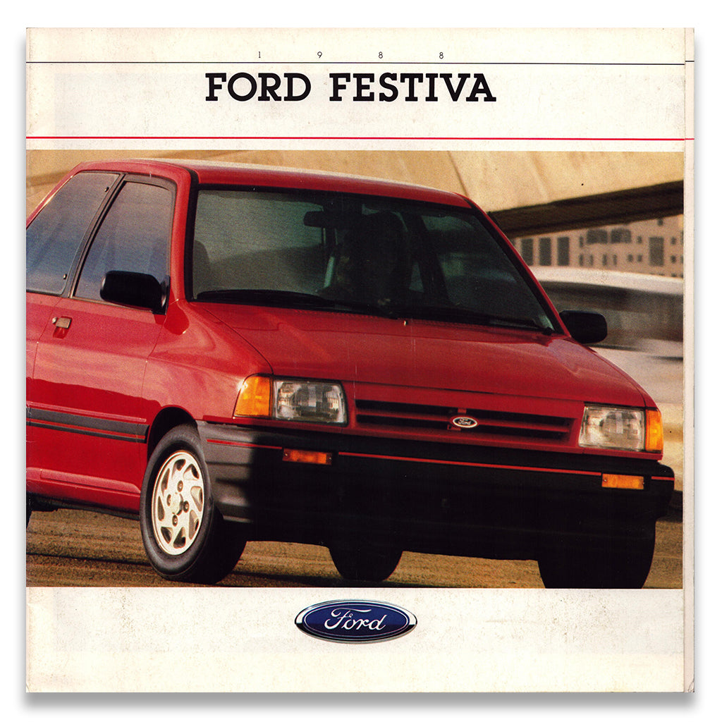 Ford Festiva Car Sales Brochure #024-Ann 1998