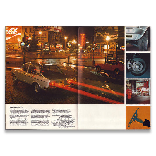 Fiat 132 Car Sales Brochure #20M-3-75 1975