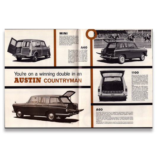 Austin Car Sales Range Brochure #2385 1964