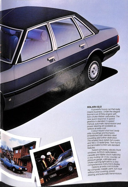 Talbot Solara Car Sales Brochure 1980 #C9596 image 8