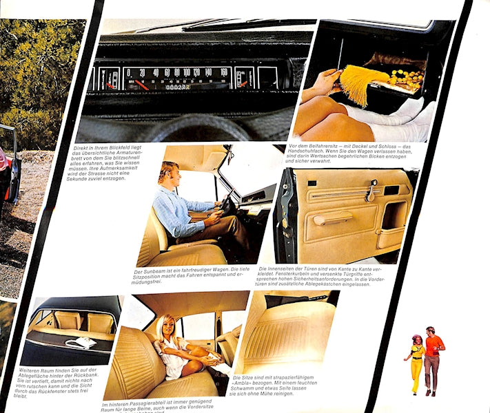 Sunbeam Avenger Car Sales Brochure German Text 1972 image 8
