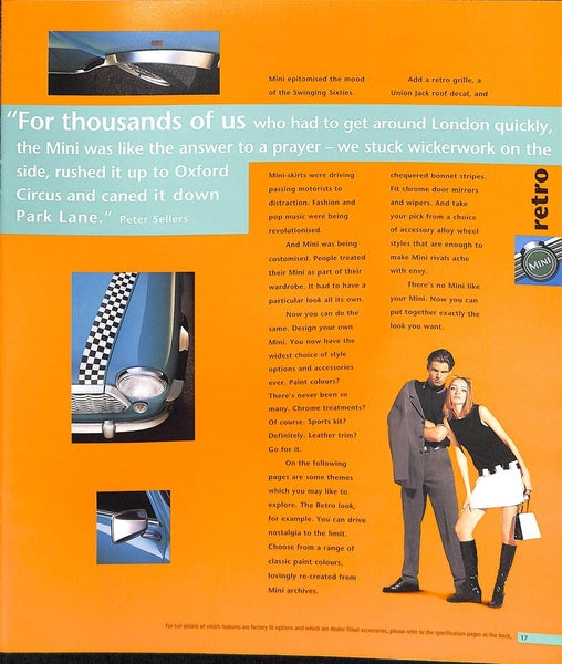 Rover Mini Range Car Sales Brochure 1996-99 #5584 1.3i & Cooper image 15