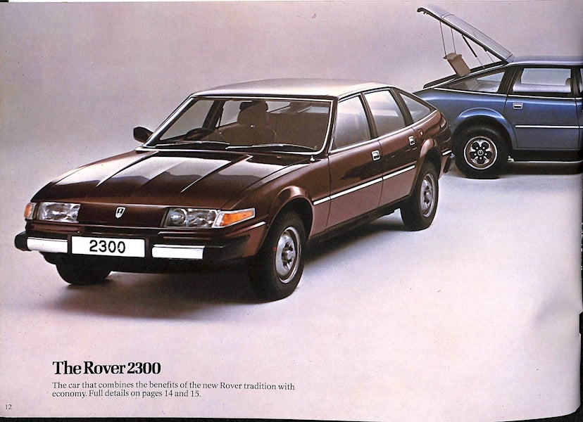 Rover SD1 Brochure #3255A 1977 image 6