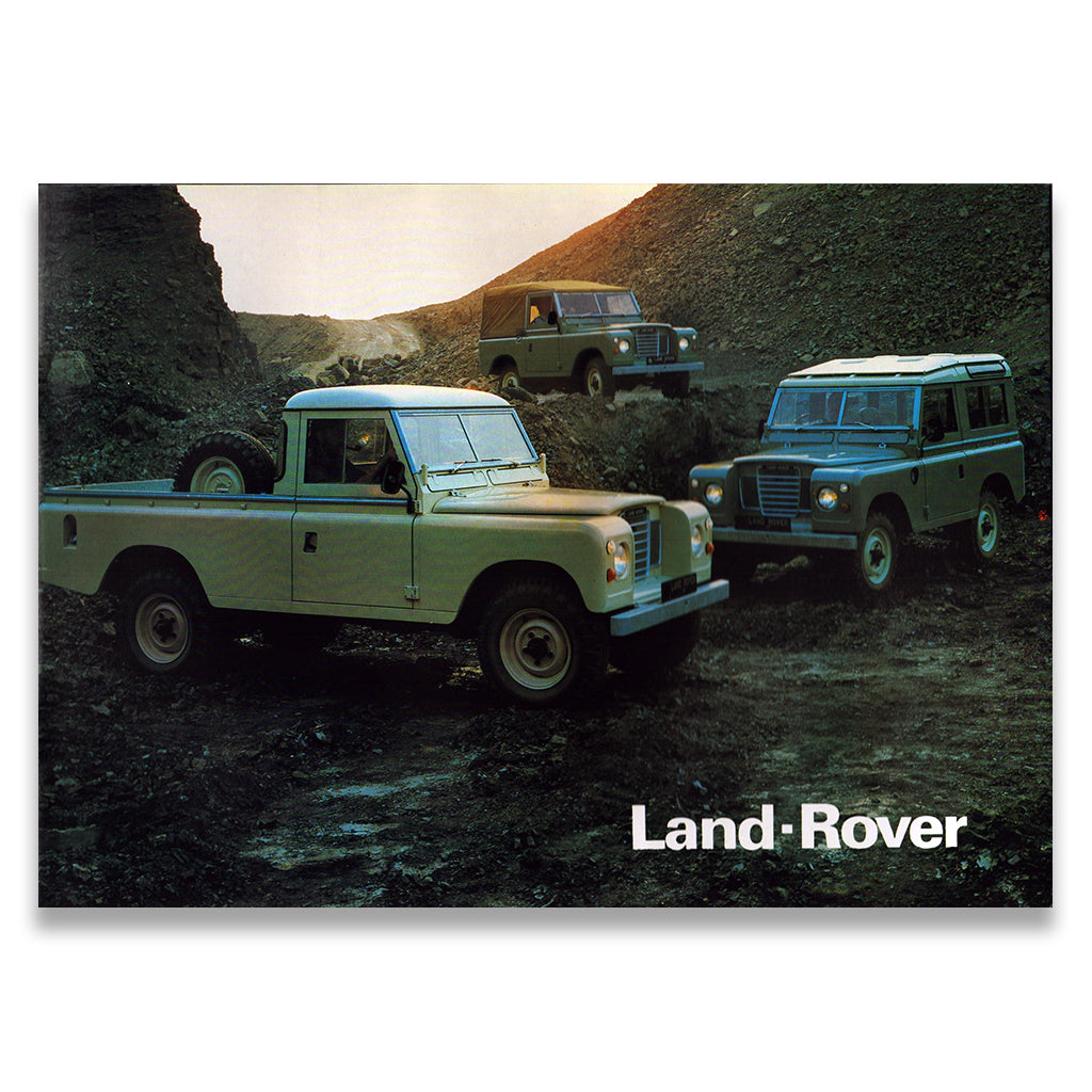 Land Rover Car Sales Brochure #3252/B 1978