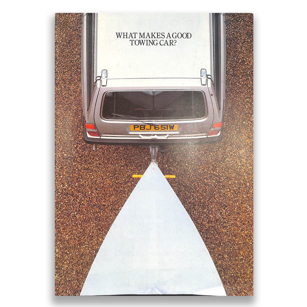 Volvo Towing Car Sales Brochure 1981