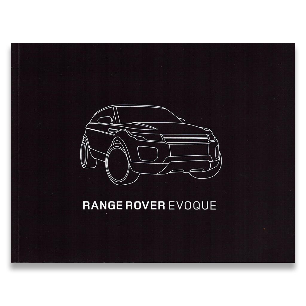 Range Rover Evoque Car Sales Brochure #3590/10 2010