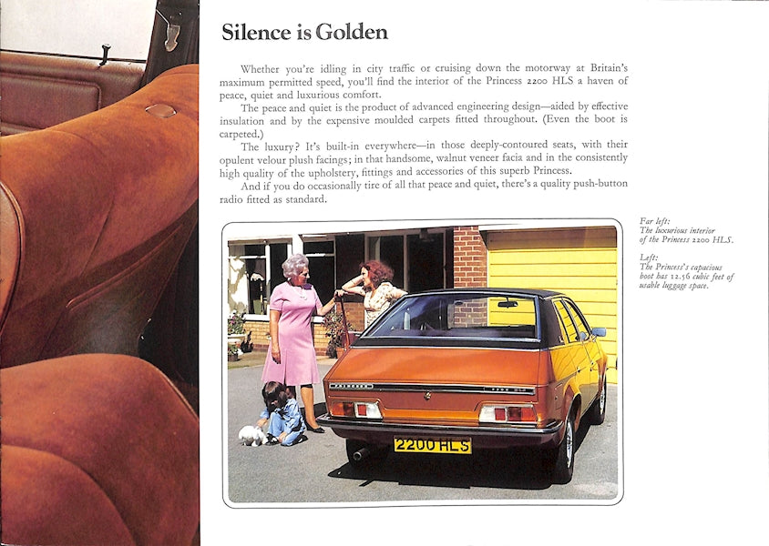 Princess Range Brochure, 1800, 1800HL, 2200HL & 2200HLS #3153/E 1977 image 6