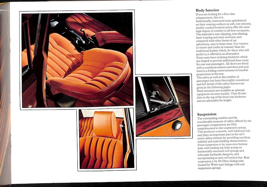1974 Rover 2200 Brochure image 10