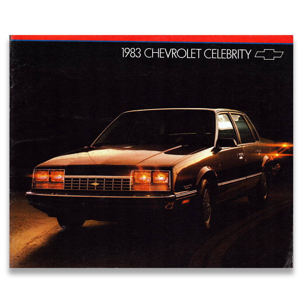Chevrolet Celebrity Car Sales Brochure #4204 1983