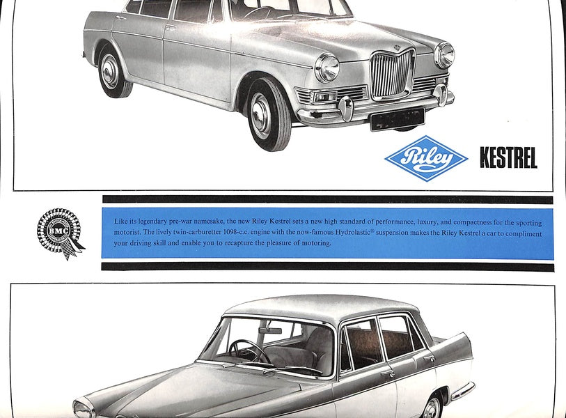 Riley Car Sales Range Brochure #6567 1972 image 2