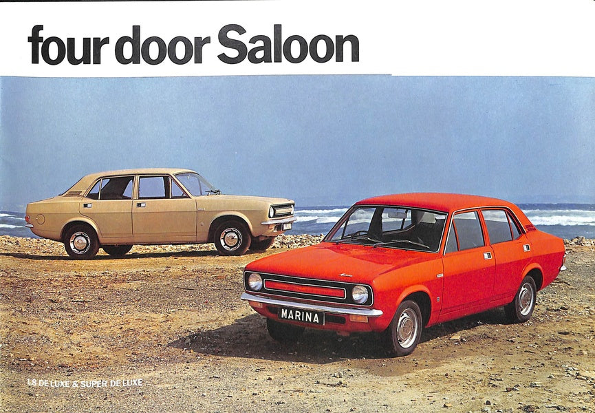 Morris Marina Car Sales Brochure 2824 1972 image 10
