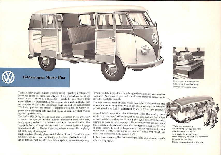 1957 Volkswagen Transporters Brochure image 9