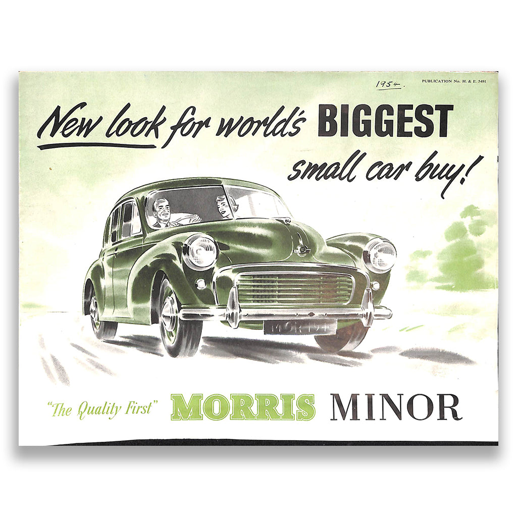 Morris Minor Car Sales Brochure #5491 1954
