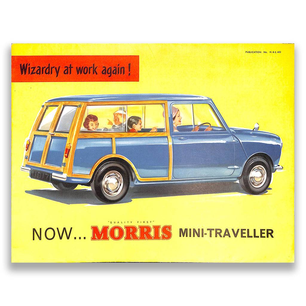 Morris Mini Traveller Car Sales Brochure #603 1960