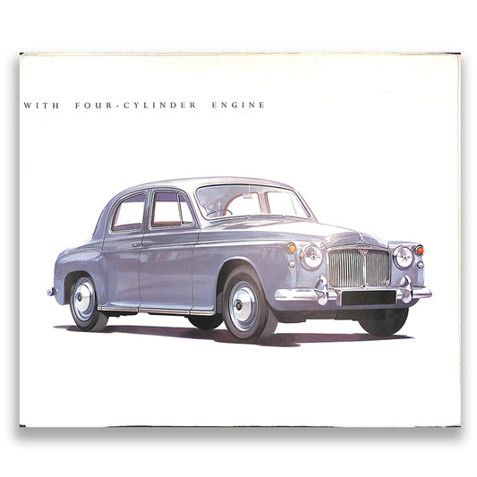 Rover P4, 80 and 100 Car Sales Brochure #586 1961