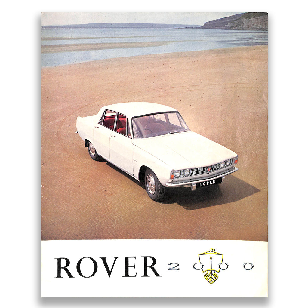 Rover 2000 Saloon Car Sales Brochure #645/A 1964