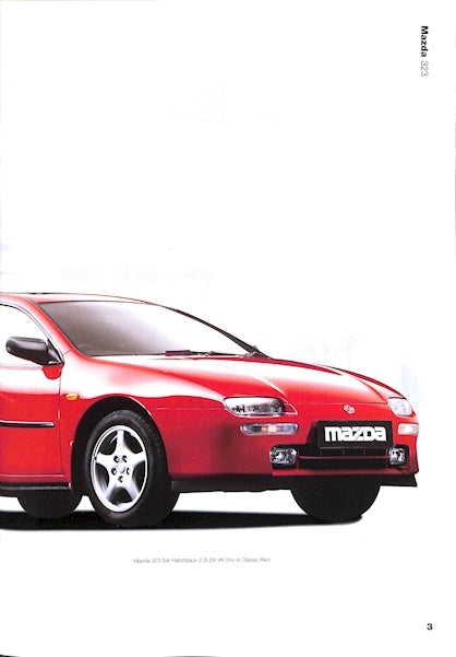 Mazda 323 Car Sales Brochure 879 1/97 image 2