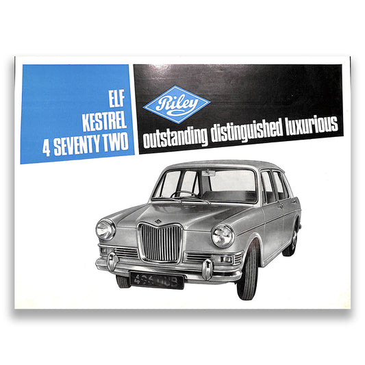 Riley Car Sales Range Brochure #6567 1972