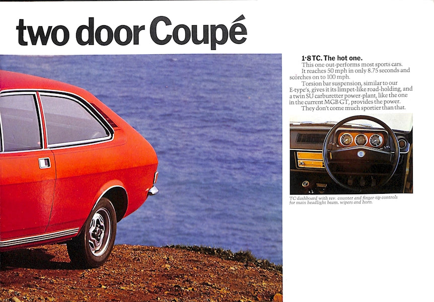 Morris Marina Car Sales Brochure 2824 1972 image 6