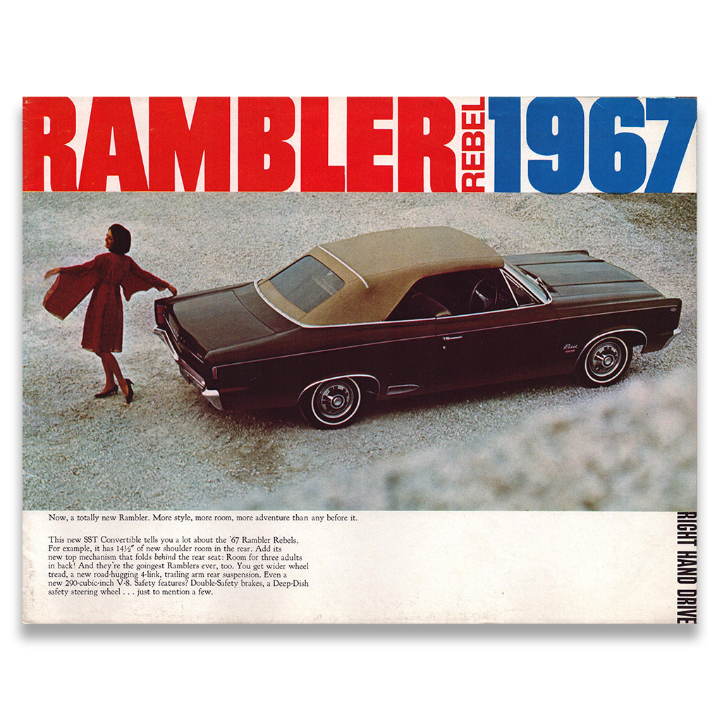 Rambler Rebel Car Sales Brochure #6712C 1967