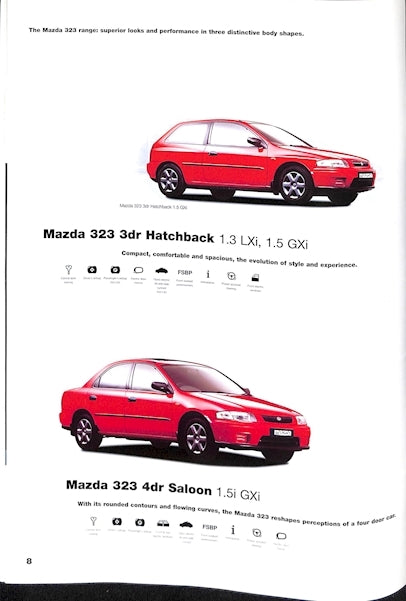 Mazda 323 Car Sales Brochure 879 1/97 image 7
