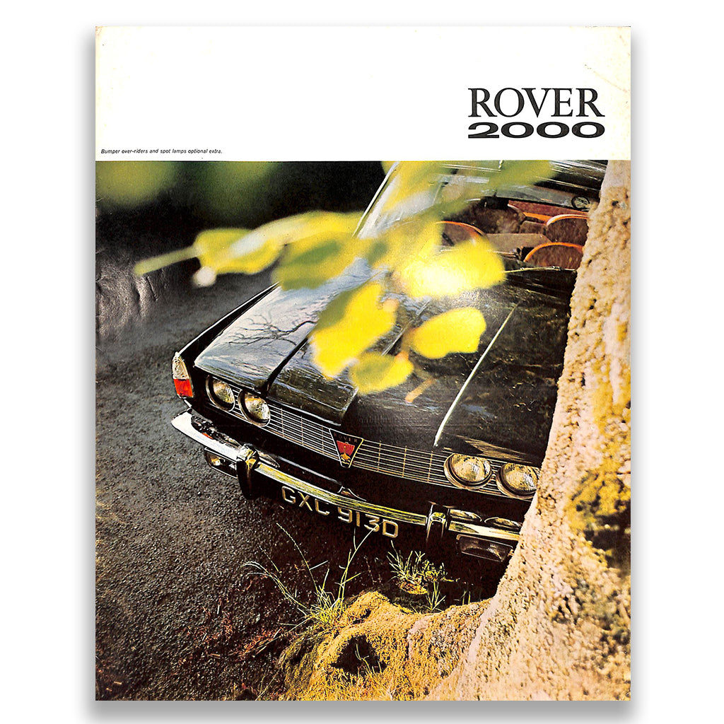 Rover 2000 Saloon Car Sales Brochure #689/A 1966