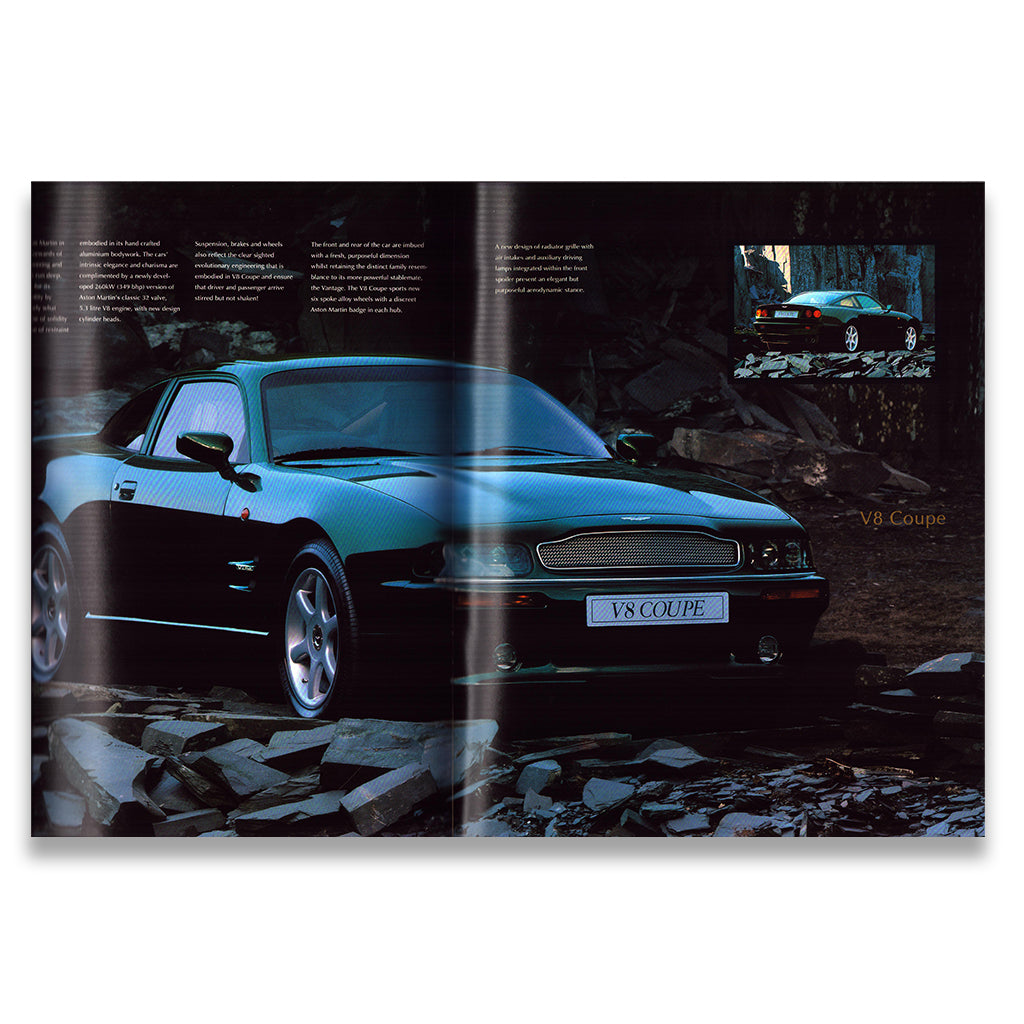Aston Martin V8 and DB7 Car Sales Brochure #698178 1994