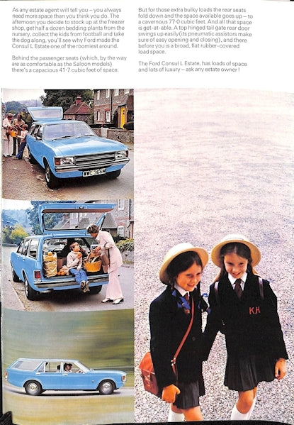 Ford Consul Car Sales Brochure FA704 1974 image 8