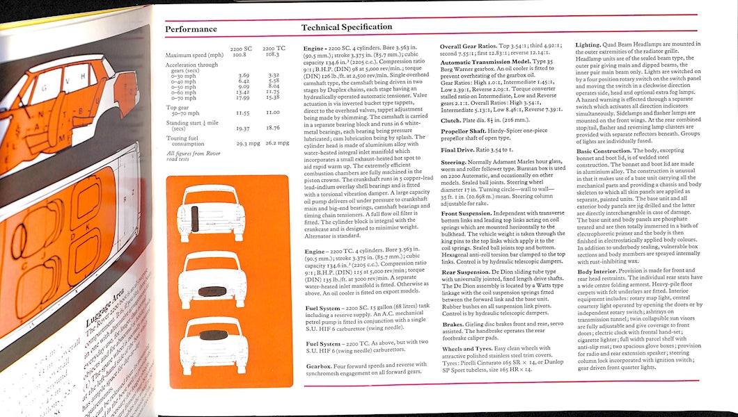 1974 Rover 2200 Brochure image 14