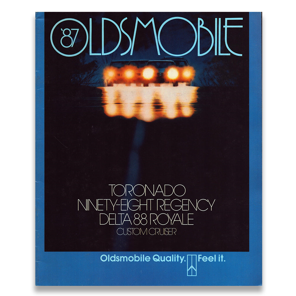 Oldsmobile Car Sales Brochure #8-86 1987