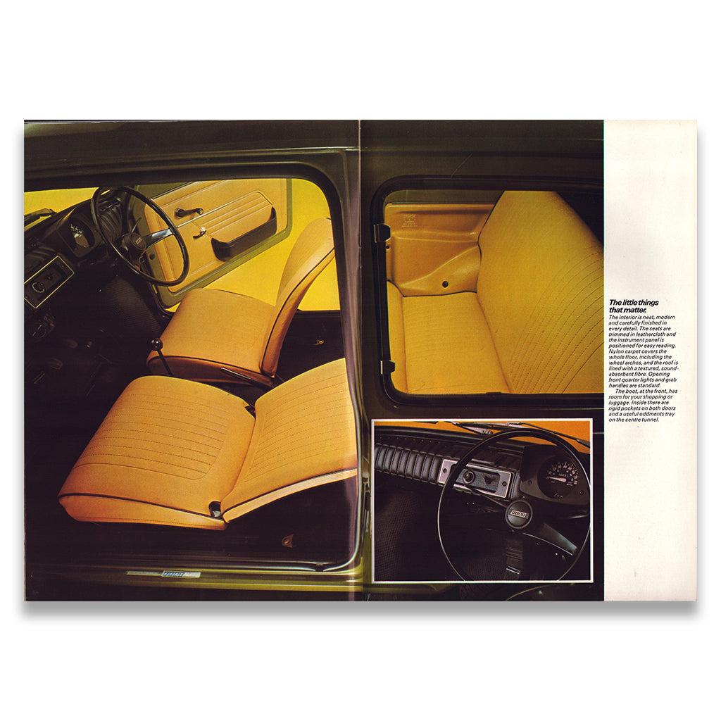 Fiat 126 Car Sales Brochure #80M-6/74 1974