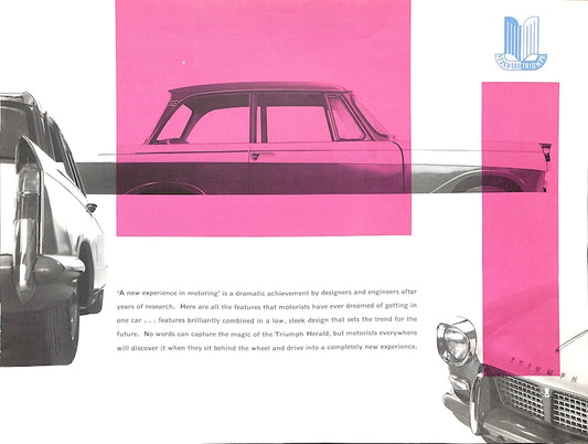 Triumph Herald Car Sales Brochure #268/R6/9/60 1960 image 1