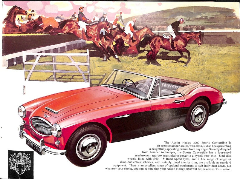 Austin Healey 3000 Car Sales Brochure 1964 #2035 image 2
