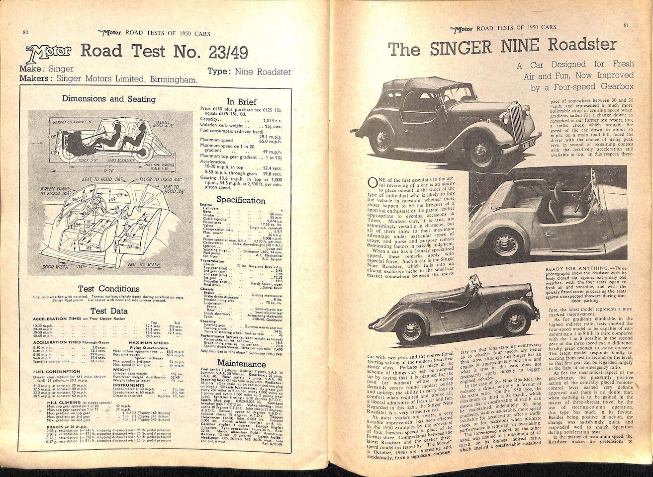 Motor Road Test Annual 1950 image 7