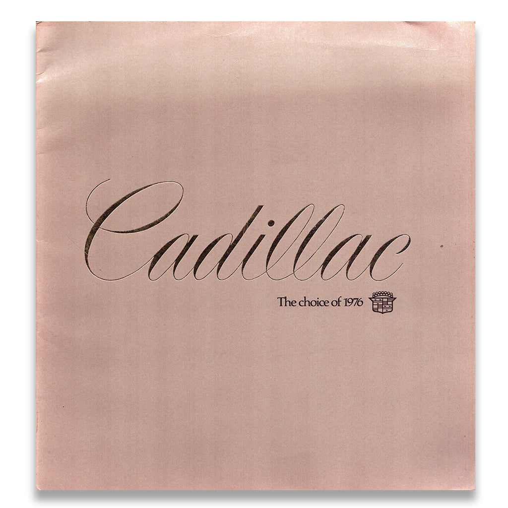 Cadillac Car Sales Brochure #9-75 1976