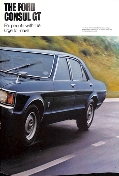Ford Consul Car Sales Brochure FA704 1974 image 6
