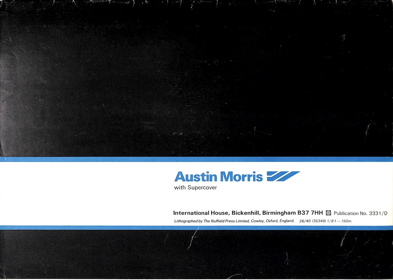 Austin Allegro 3 Car Sales Brochure 3331/D 1980 image 10