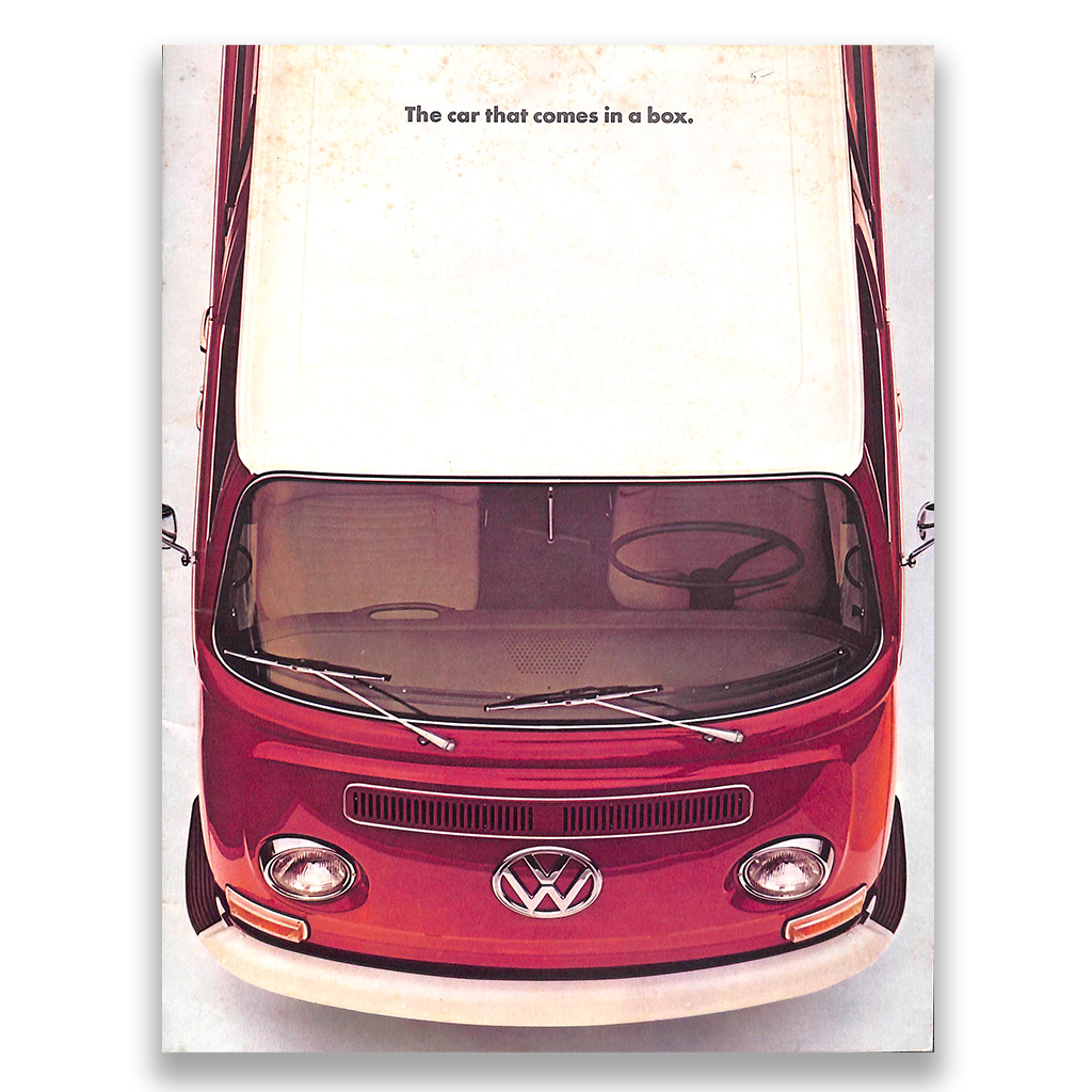 VW Microbus Car Sales Brochure, #96010 1970