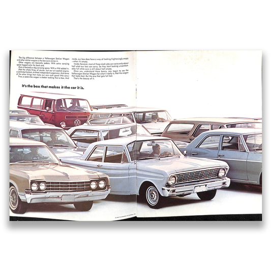 VW Microbus Car Sales Brochure, #96010 1970