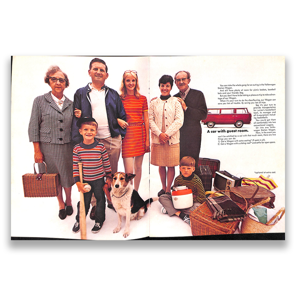 VW Microbus Car Sales Brochure, #96010 1970