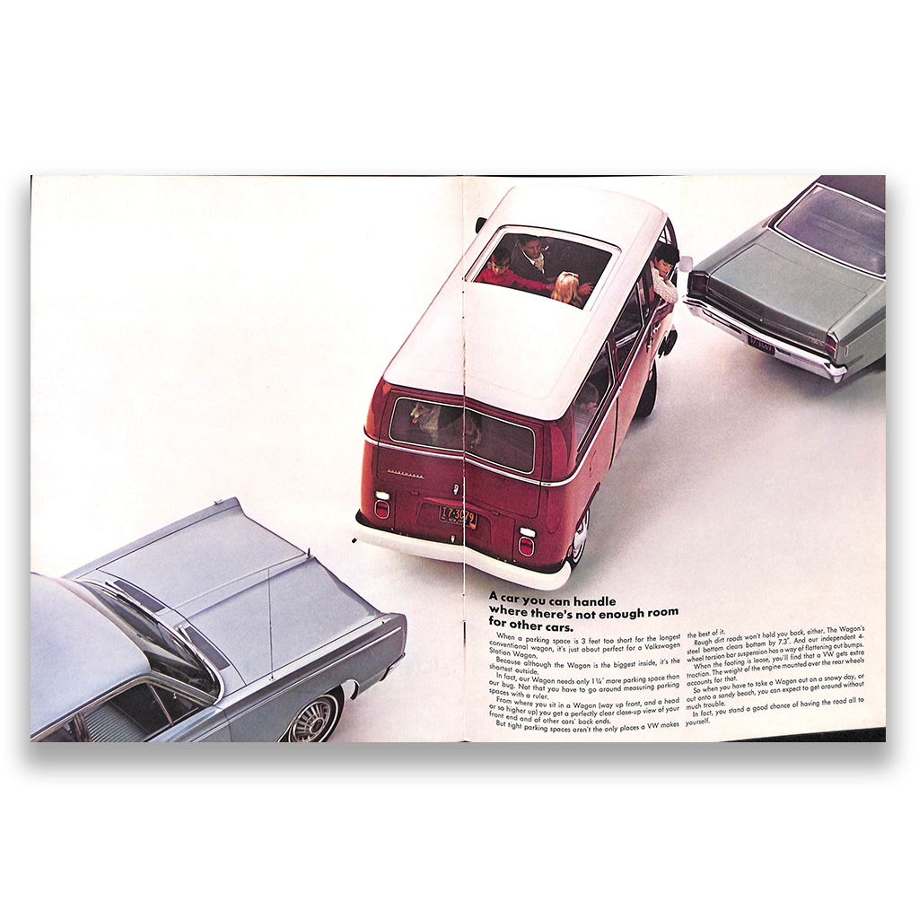 VW Microbus Car Sales Brochure, #96010 1970