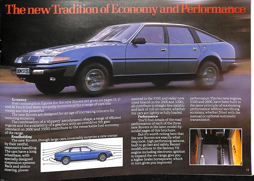 Rover SD1 Brochure #3255A 1977 image 5