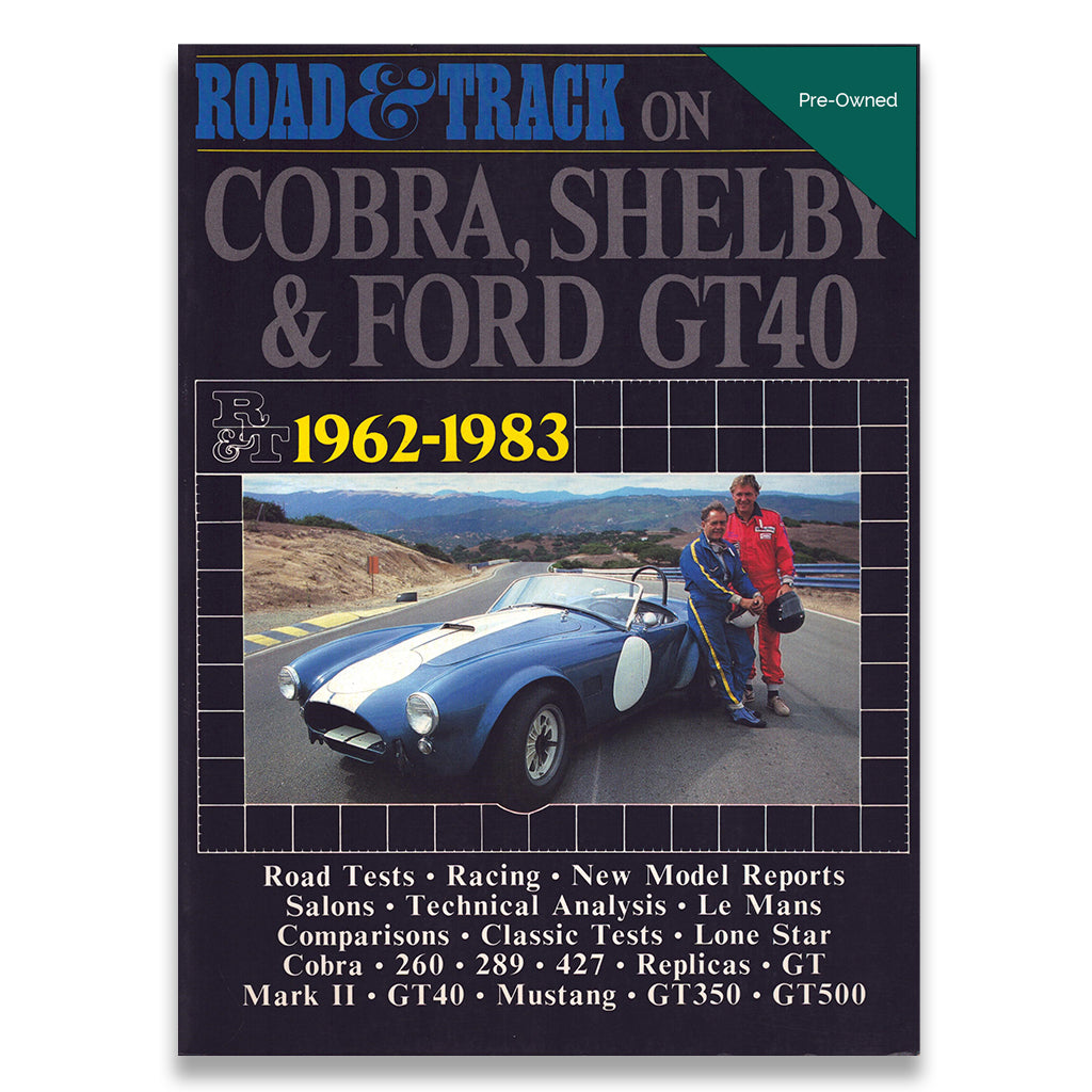 Road & Track on Cobra, Shelby and Ford GT40 1962-1992