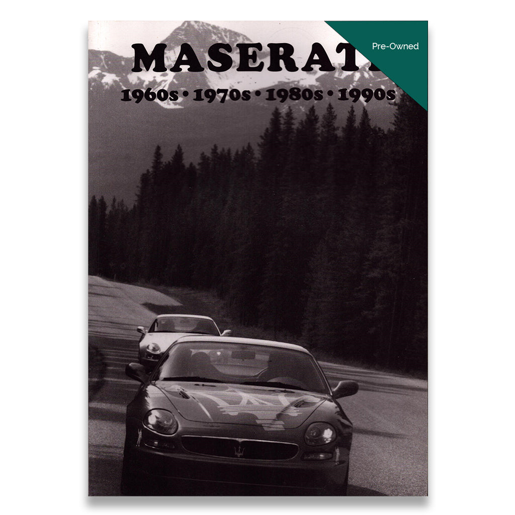 Maserati of the 1960s-1970s-1980s-1990s