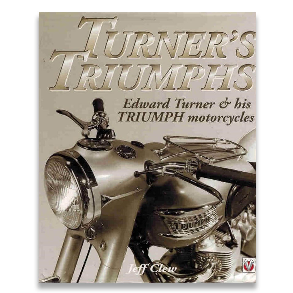 Book cover of 'Turner's Triumphs' featuring a vintage Triumph motorcycle.