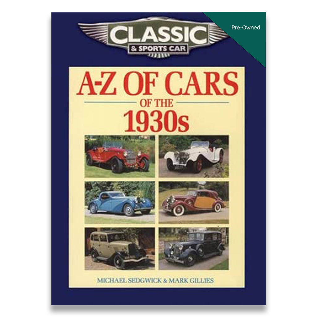A-Z of Cars of the 1930s